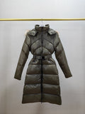 Moncler Lalteron Women's Long Down Coat — front